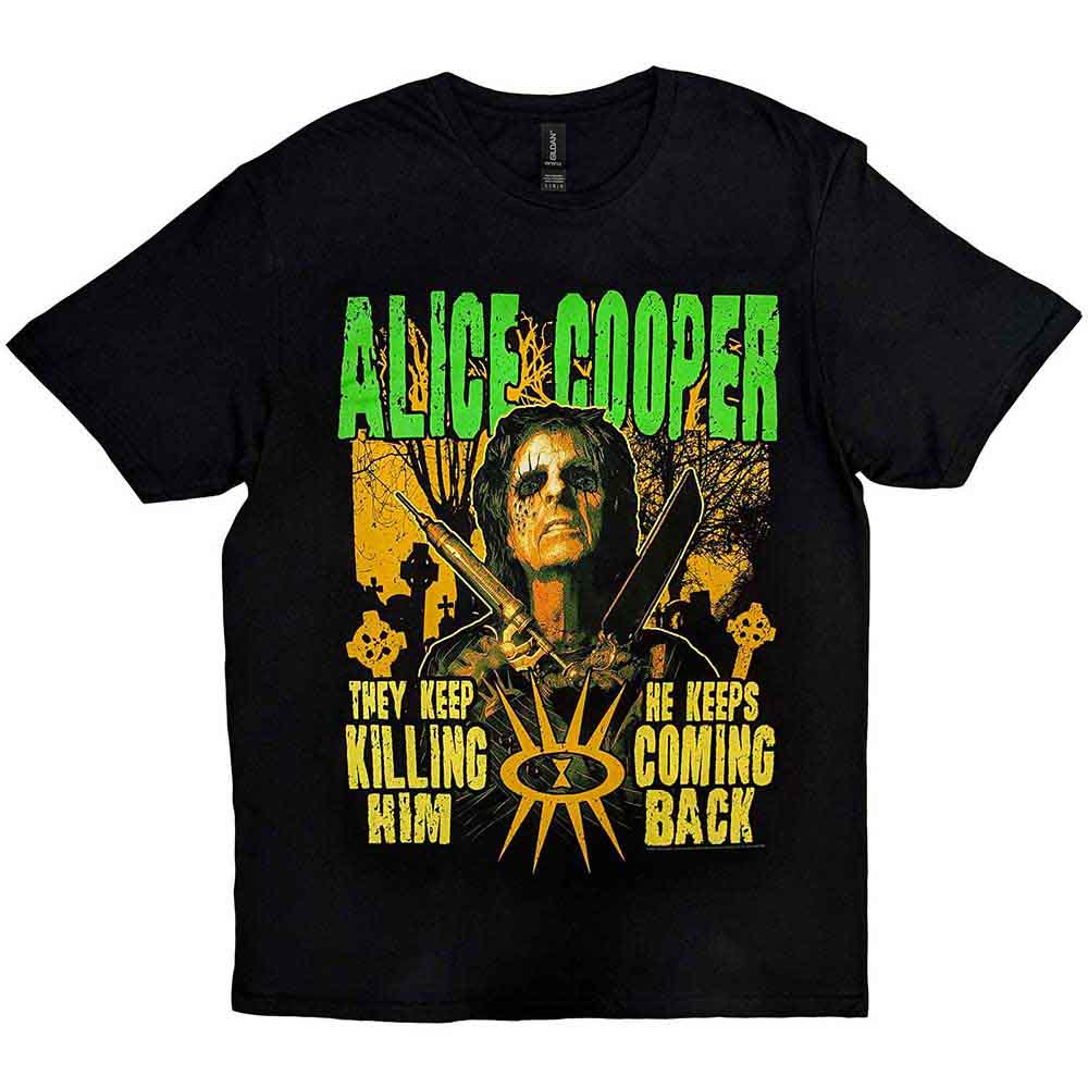 Alice Cooper Graveyard Mens T Shirt Officially Licensed