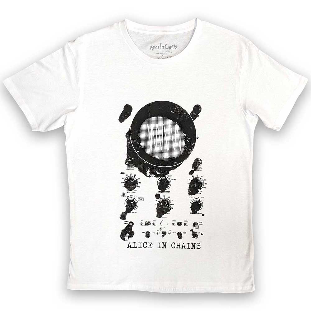 Alice In Chains Oscilloscope Mens T Shirt Officially Licensed