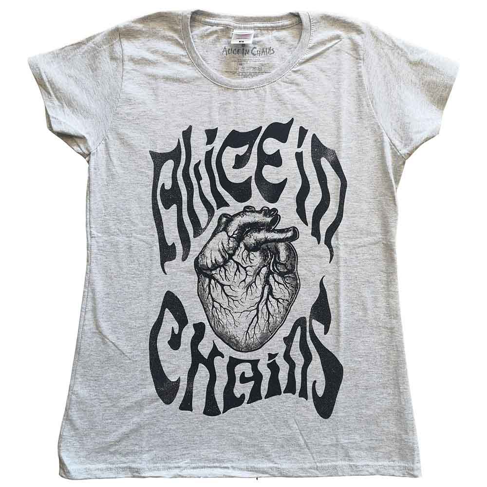 Alice In Chains Transplant Officially Licensed Womens T Shirt Grey