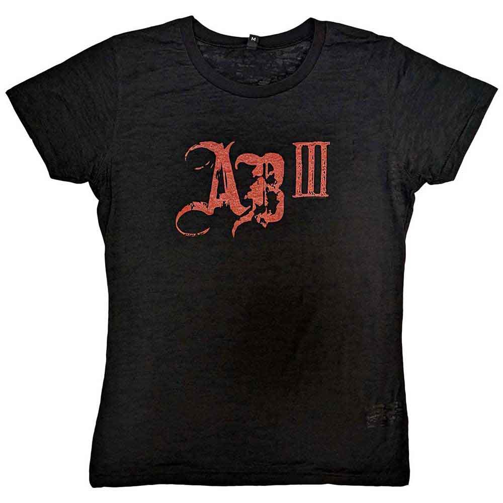 Alter Bridge AB III Red Logo Womens T Shirt Officially Licensed