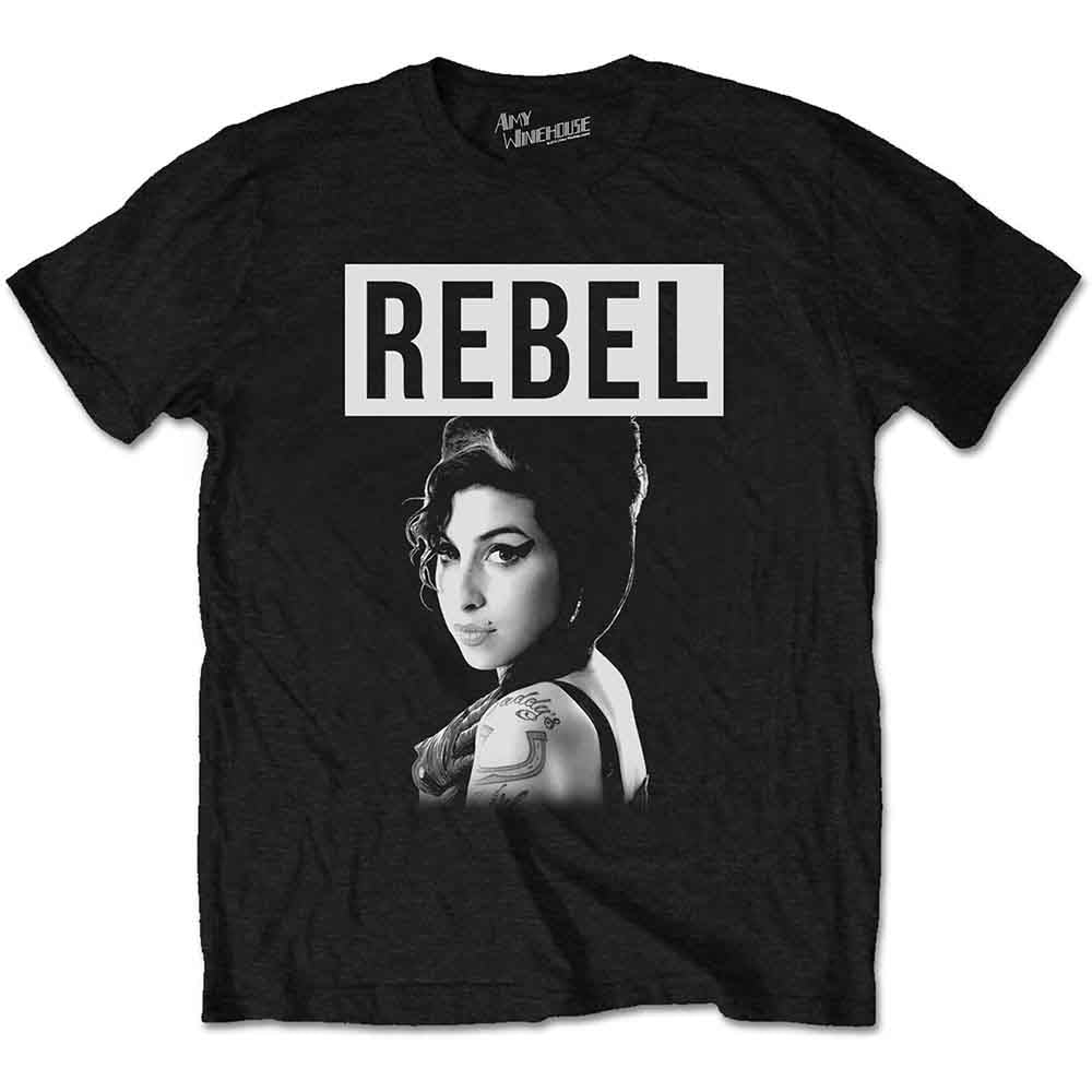 Amy Winehouse Rebel Mens T Shirt Officially Licensed