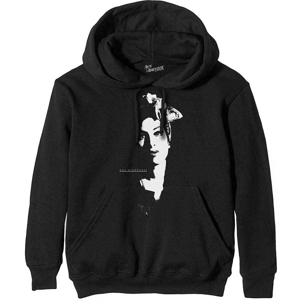 Amy Winehouse Scarf Portrait Hoodie Sweatshirt Officially Licensed
