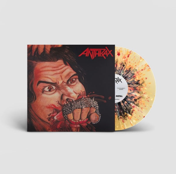Anthrax Fistful of Metal Indie Exclusive, Colored Vinyl, Gold, Black, Red Vinyl Record