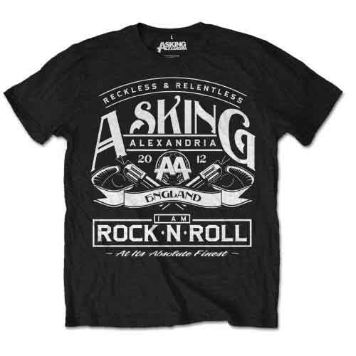 Asking Alexandria Rock 'n Roll Mens T Shirt Officially Licensed