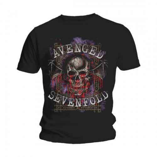 Avenged Sevenfold Bloody Trellis Mens T Shirt Officially Licensed