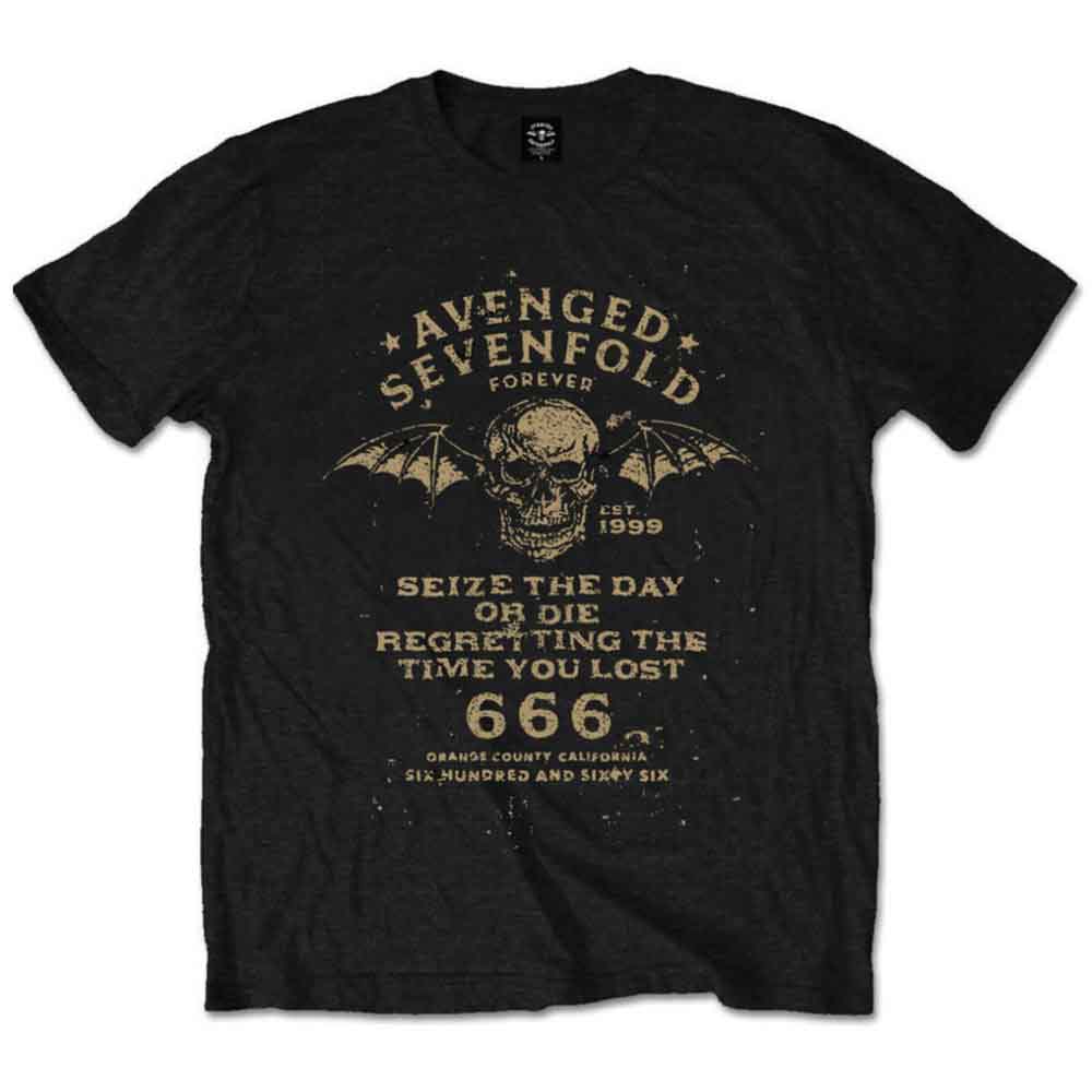 Avenged Sevenfold Seize the Day Mens T Shirt Officially Licensed