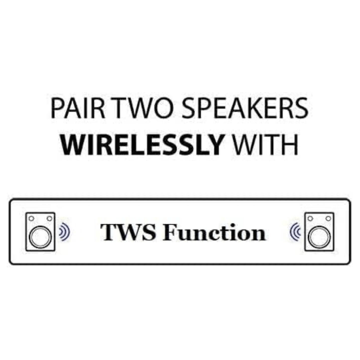 Norcent Dual 6" Tailgate Bluetooth Speaker with Multi-Colored LED Light System