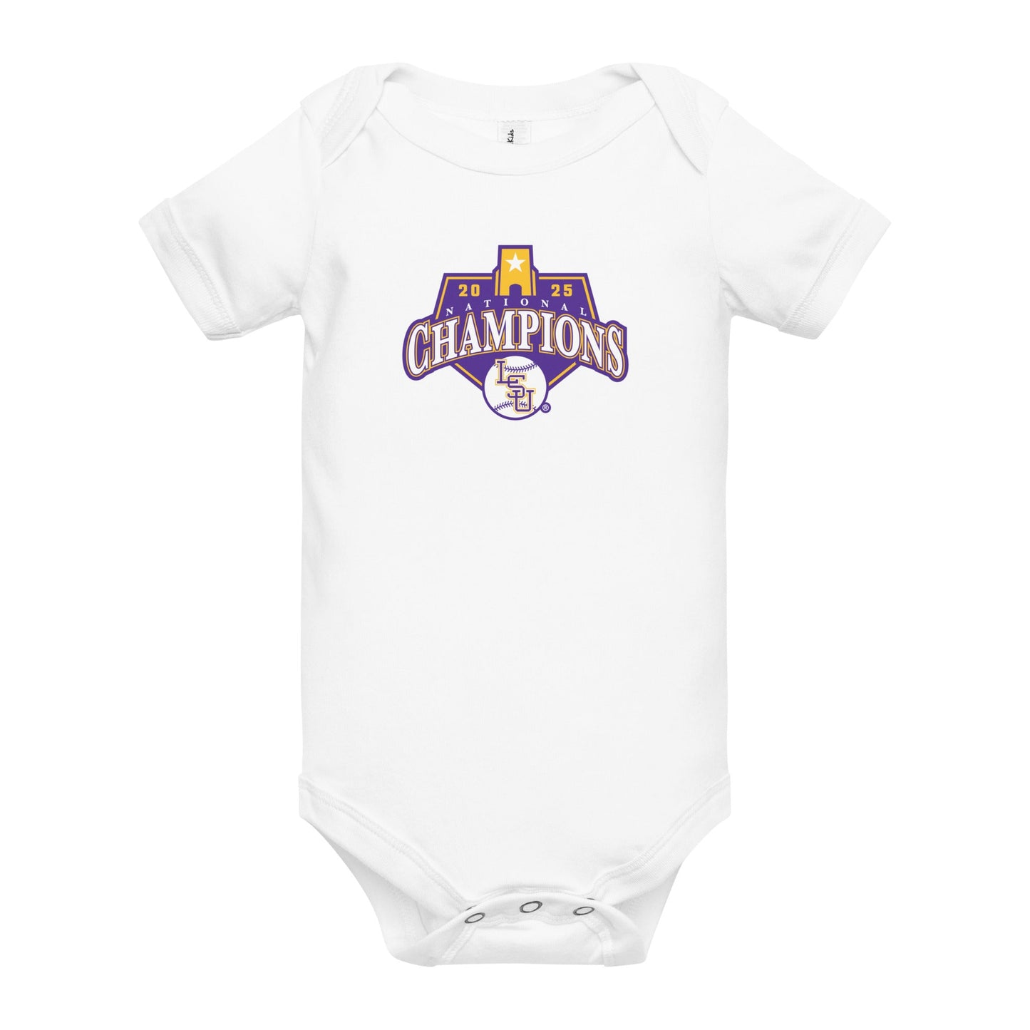 LSU Baseball National Championship Logo Onesie