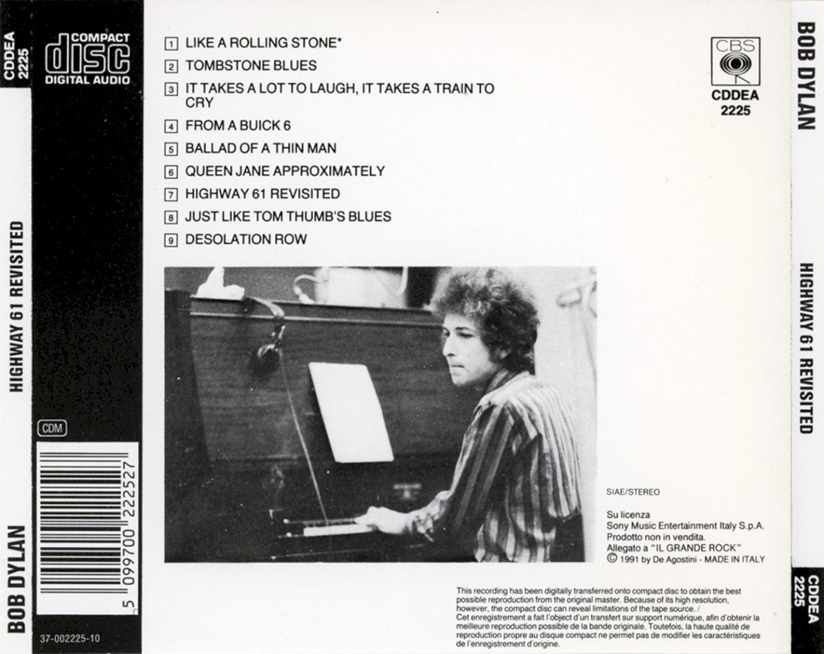 Bob Dylan – Highway 61 Revisited (LP Vinyl) Vinyl Record