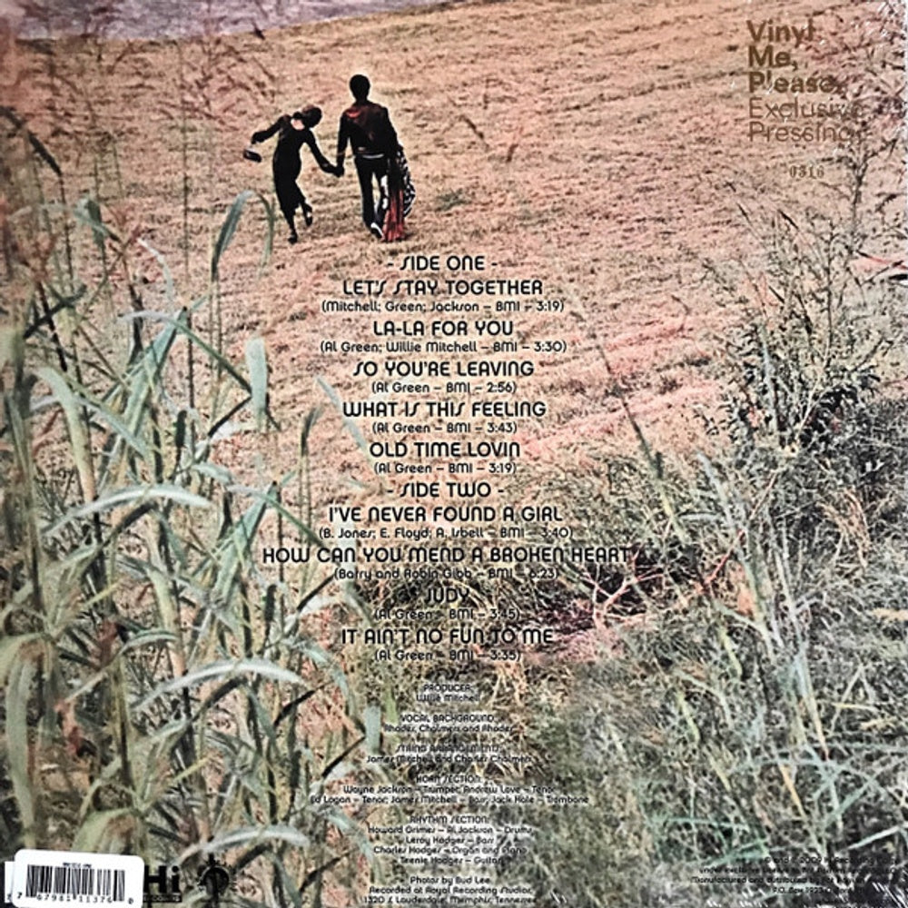 Al Green – Let's Stay Together (LP Vinyl) Vinyl Record