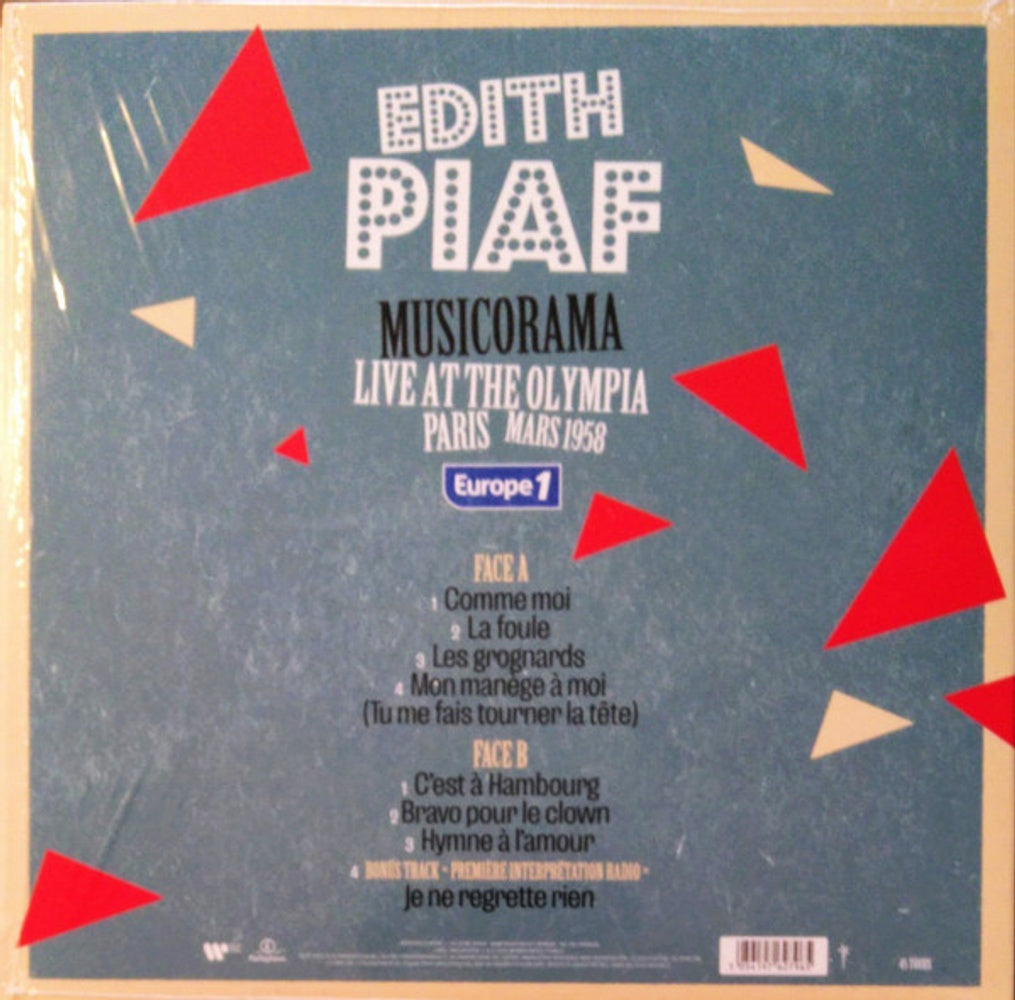Edith Piaf – Concert Musicorama A L'olympia (LP Vinyl) Vinyl Record