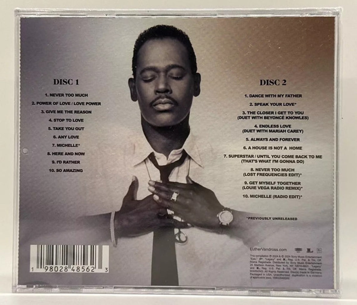 Luther Vandross – Never Too Much: Greatest Hits (2-CD)