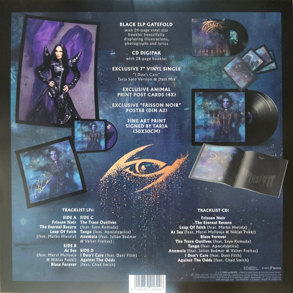 Tarja – Frisson Noir (2-LP Vinyl) Vinyl Record