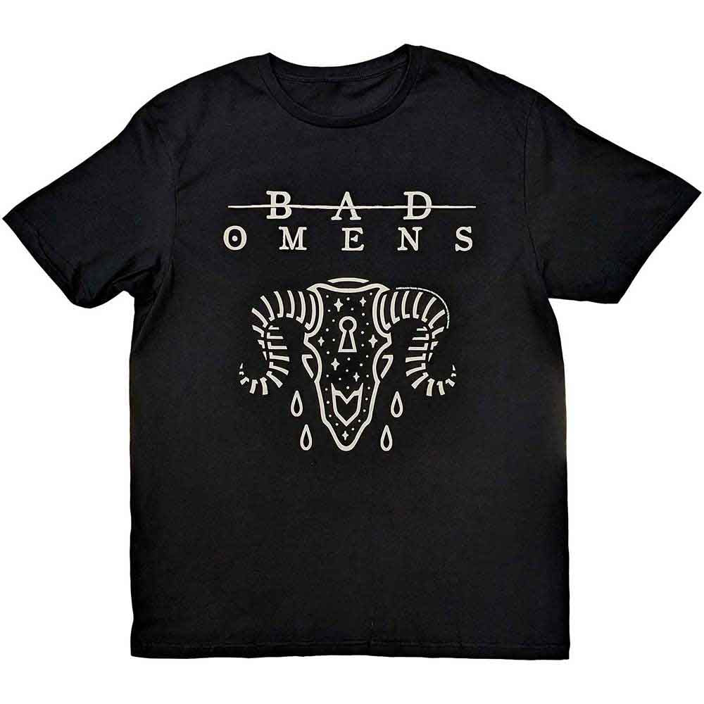 Bad Omens Ram Skull Mens T Shirt Officially Licensed