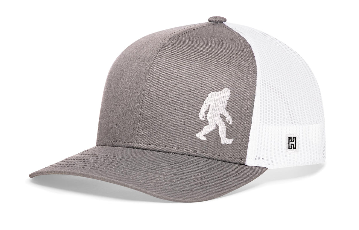 Bigfoot Trucker Hat | Black Sasquatch Snapback
