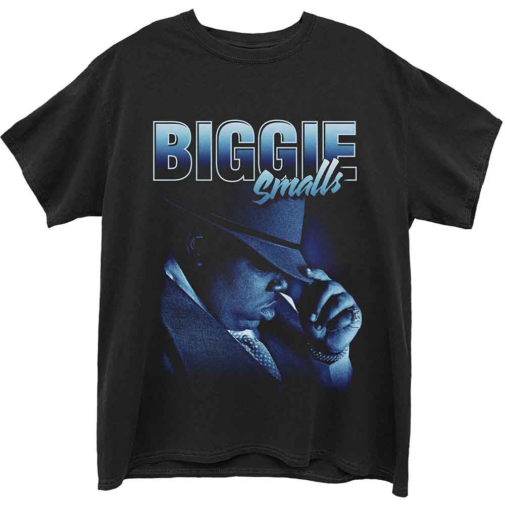 The Notorious BIG Biggie Smalls Hat T Shirt Black Officially Licensed