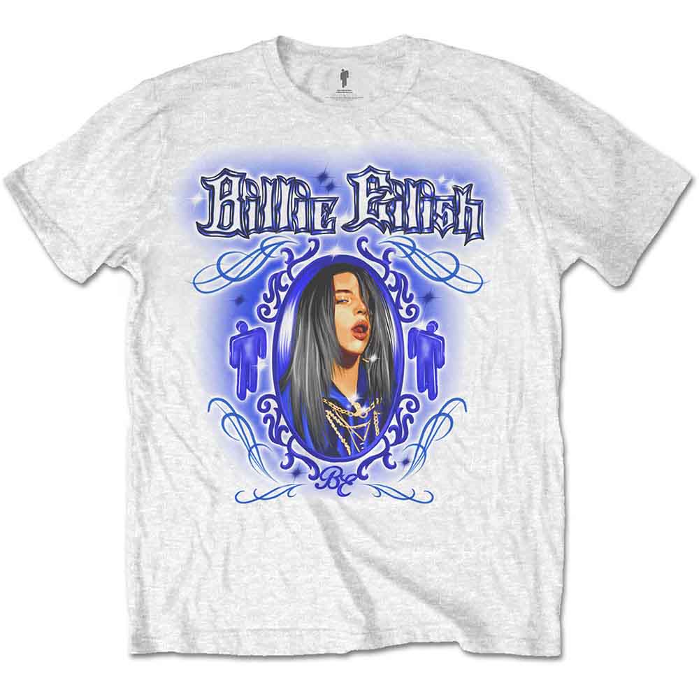 Billie Eilish Airbrush Mens T Shirt Officially Licensed