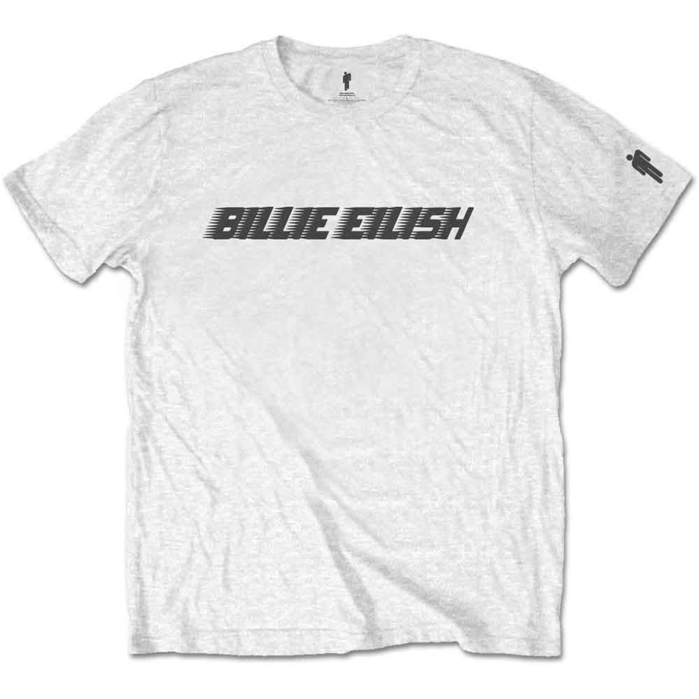 Billie Eilish Black Racer Logo Mens T Shirt Officially Licensed