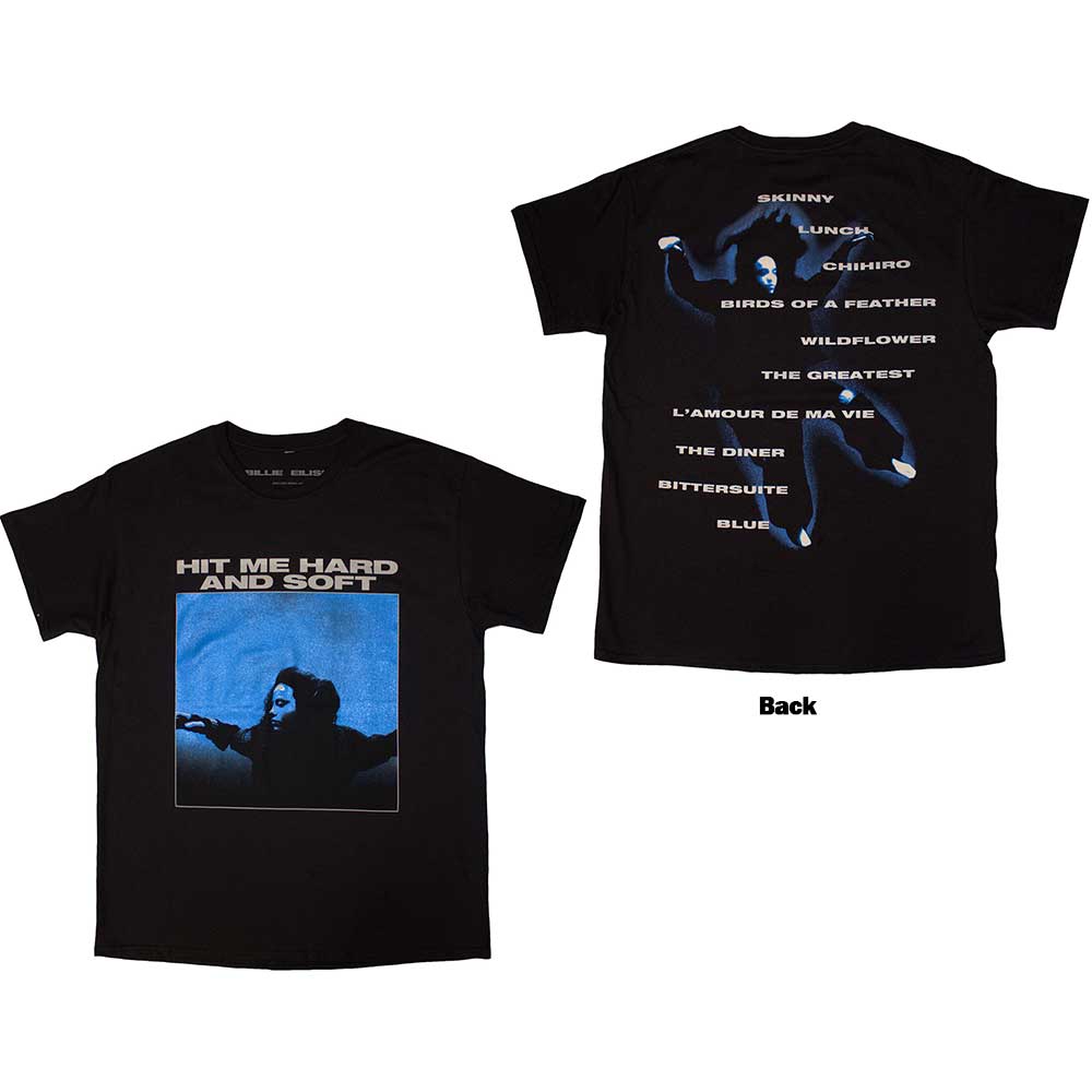 Billie Eilish Hit Me Hard And Soft Tracklist Mens T Shirt Officially Licensed