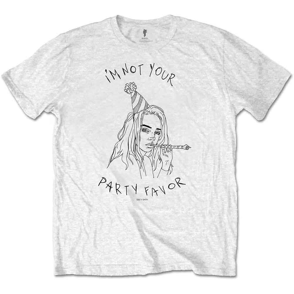 Billie Eilish Party Favour Mens T Shirt Officially Licensed