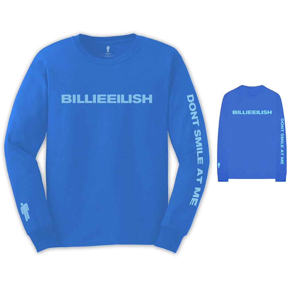 Billie Eilish Smile Long Sleeve Shirt Officially Licensed
