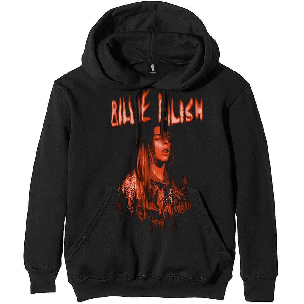 Billie Eilish Spooky Logo Hoodie Sweatshirt Officially Licensed