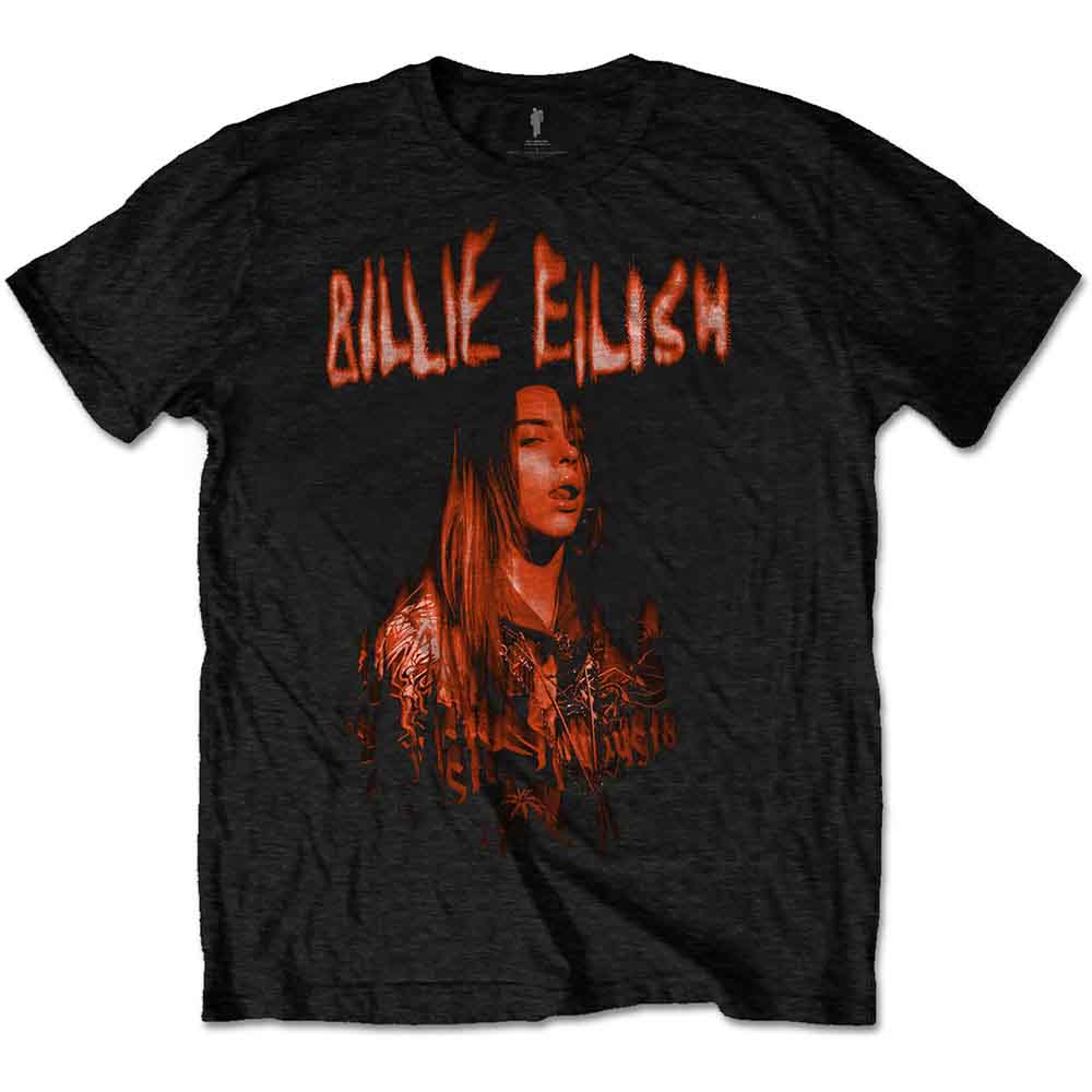 Billie Eilish Spooky Logo Mens T Shirt Officially Licensed