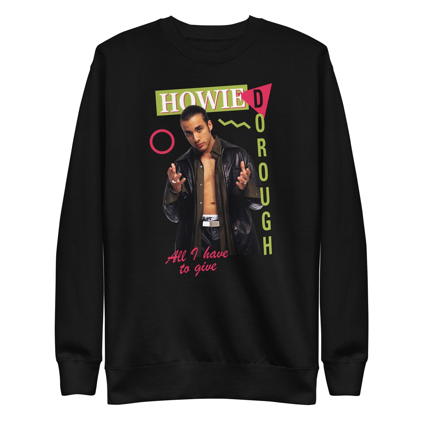 Backstreet Boys Howie Dorough Mens Sweatshirt Black