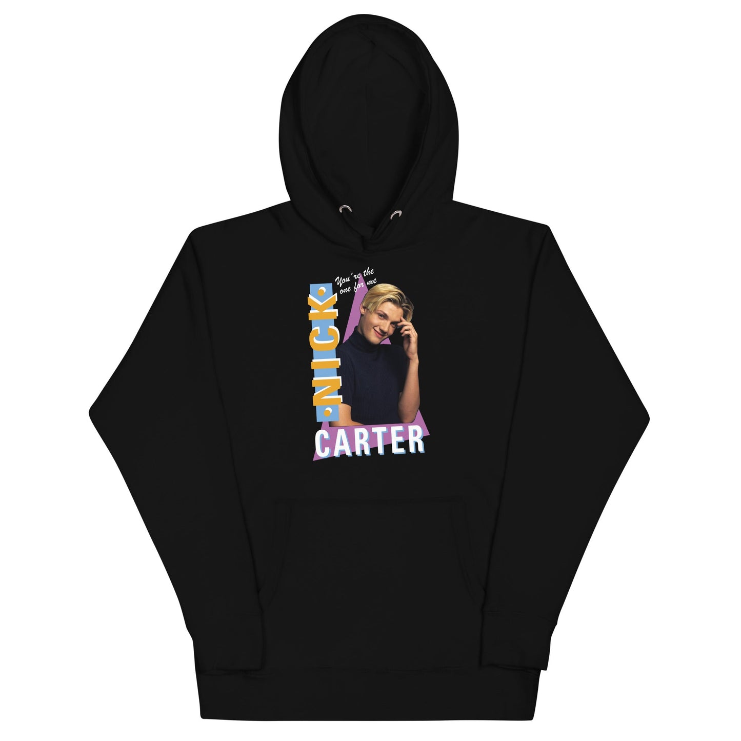Backstreet Boys Nick Carter Mens Officially Licensed Hoodie Black