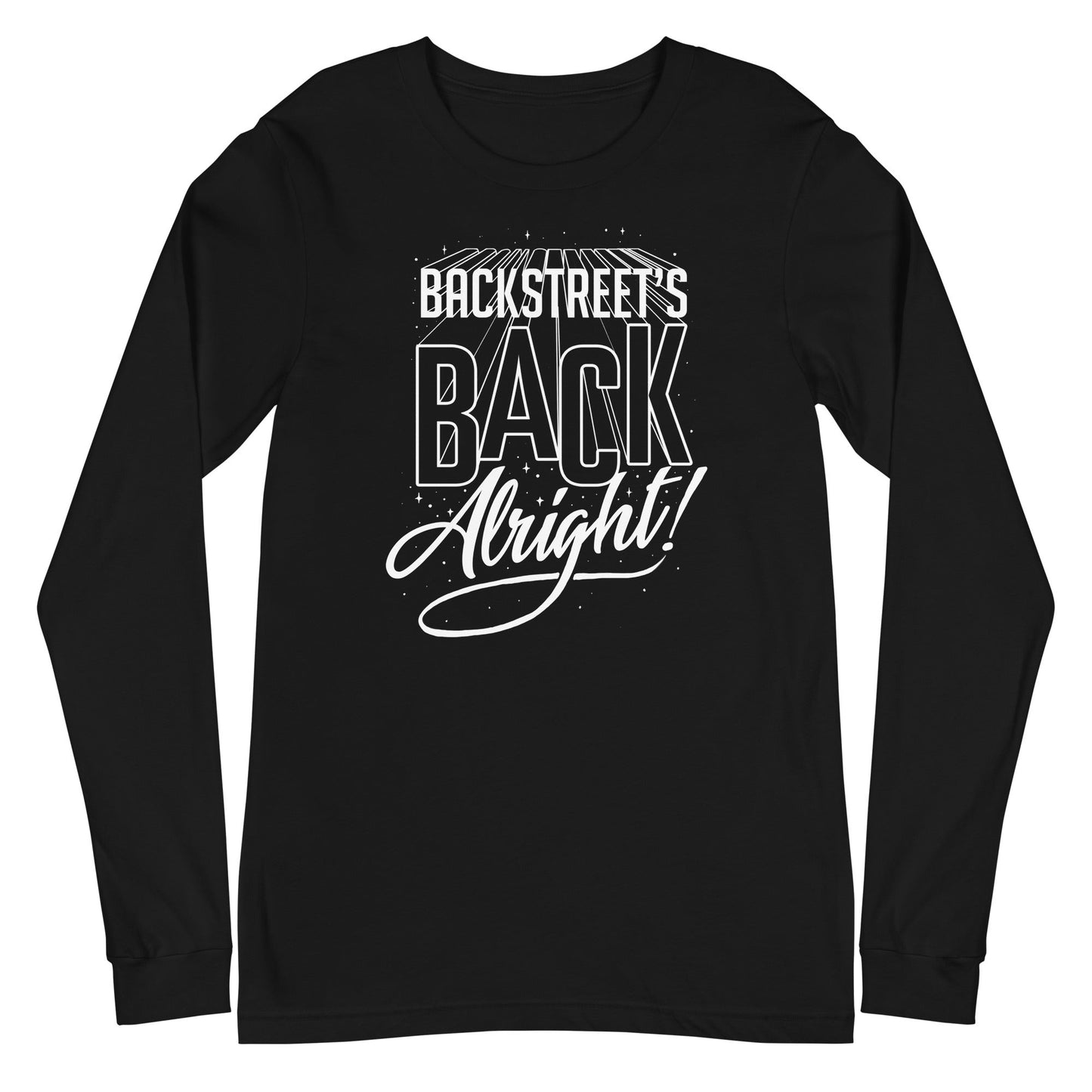Backstreet Boys Backstreet's Back Mens Long Sleeve T Shirt Black
