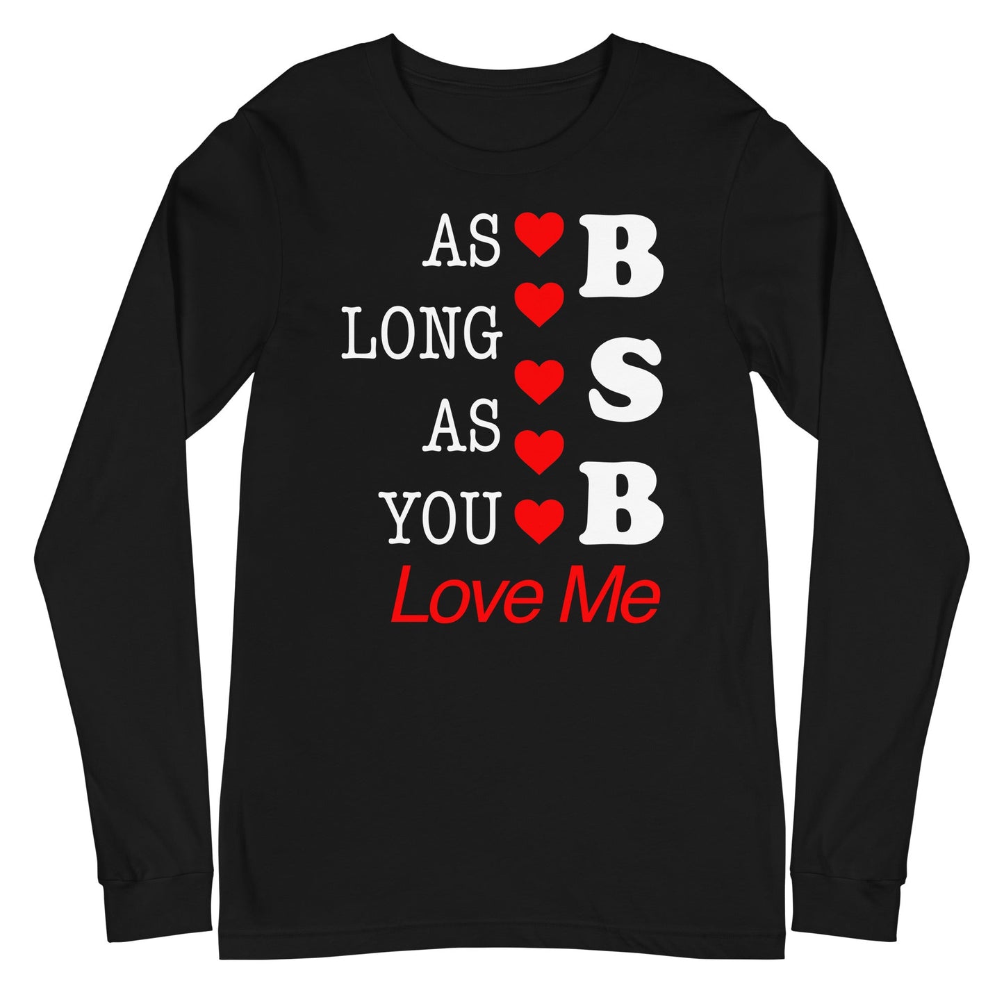 Backstreet Boys Love Me Mens Long Sleeve T Shirt Black