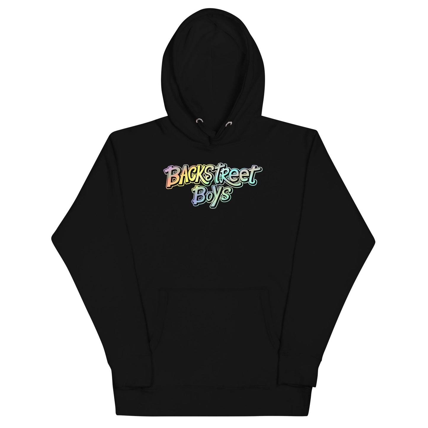 Backstreet Boys Gradient Logo Mens Officially Licensed Hoodie Black
