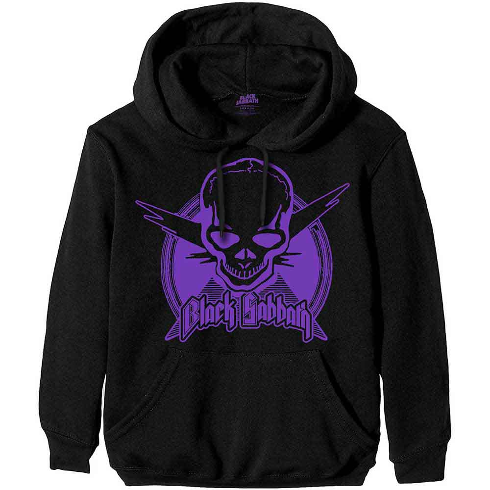 Black Sabbath Aviation Skull Hoodie Sweatshirt Officially Licensed