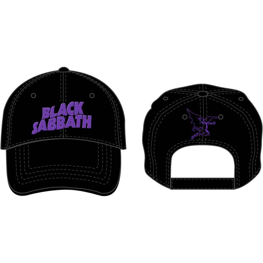 Black Sabbath Demon & Logo Hat Officially Licensed