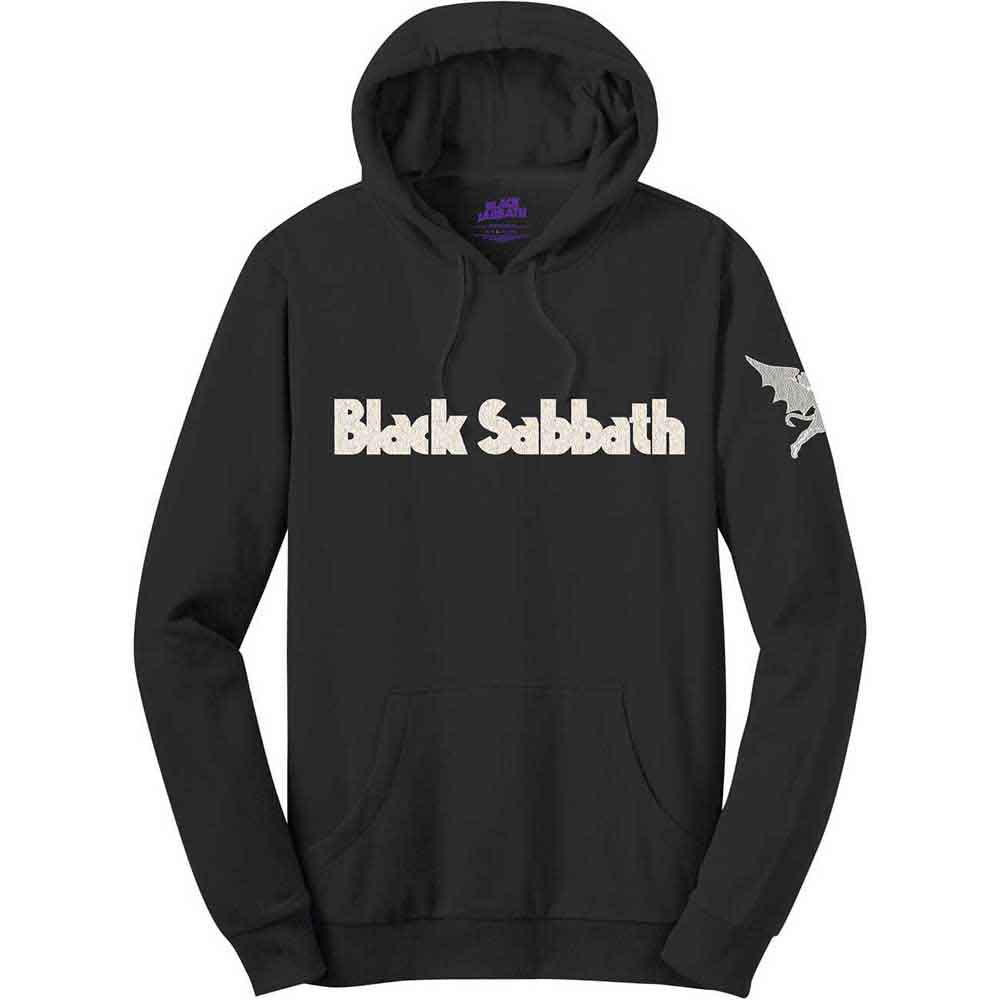 Black Sabbath Logo & Daemon Hoodie Sweatshirt Officially Licensed