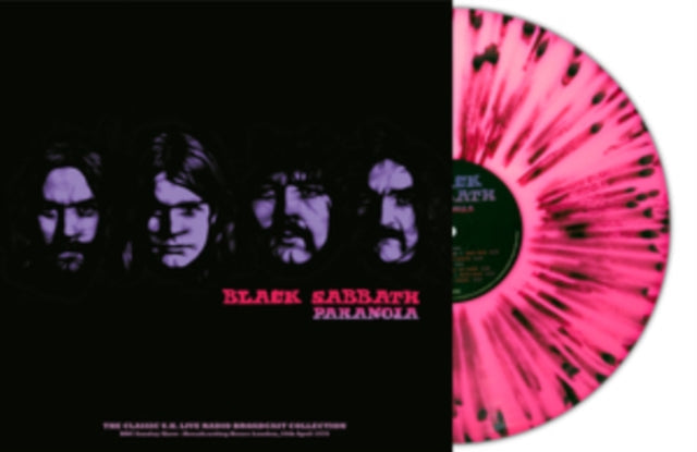 Black Sabbath Paranoia 180 Gram Splatter Vinyl Import Vinyl Record