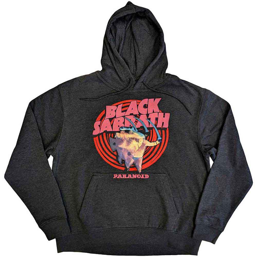 Black Sabbath Paranoid Hoodie Sweatshirt Officially Licensed