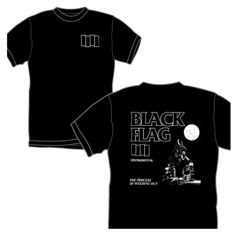 Black Flag Process of Weeding Out Mens T Shirt Officially Licensed