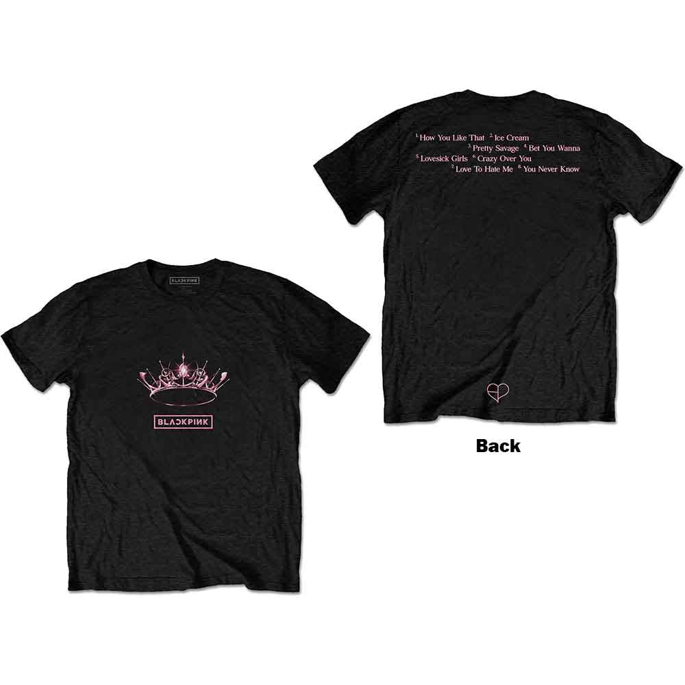 BLACKPINK The Album - Crown Mens T Shirt Officially Licensed