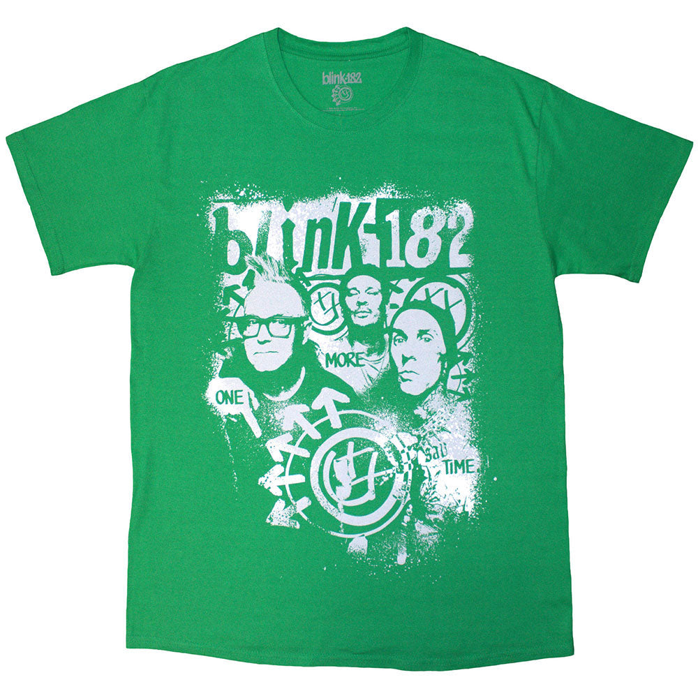 Blink-182 One More Time Spray Paint Mens T Shirt Officially Licensed