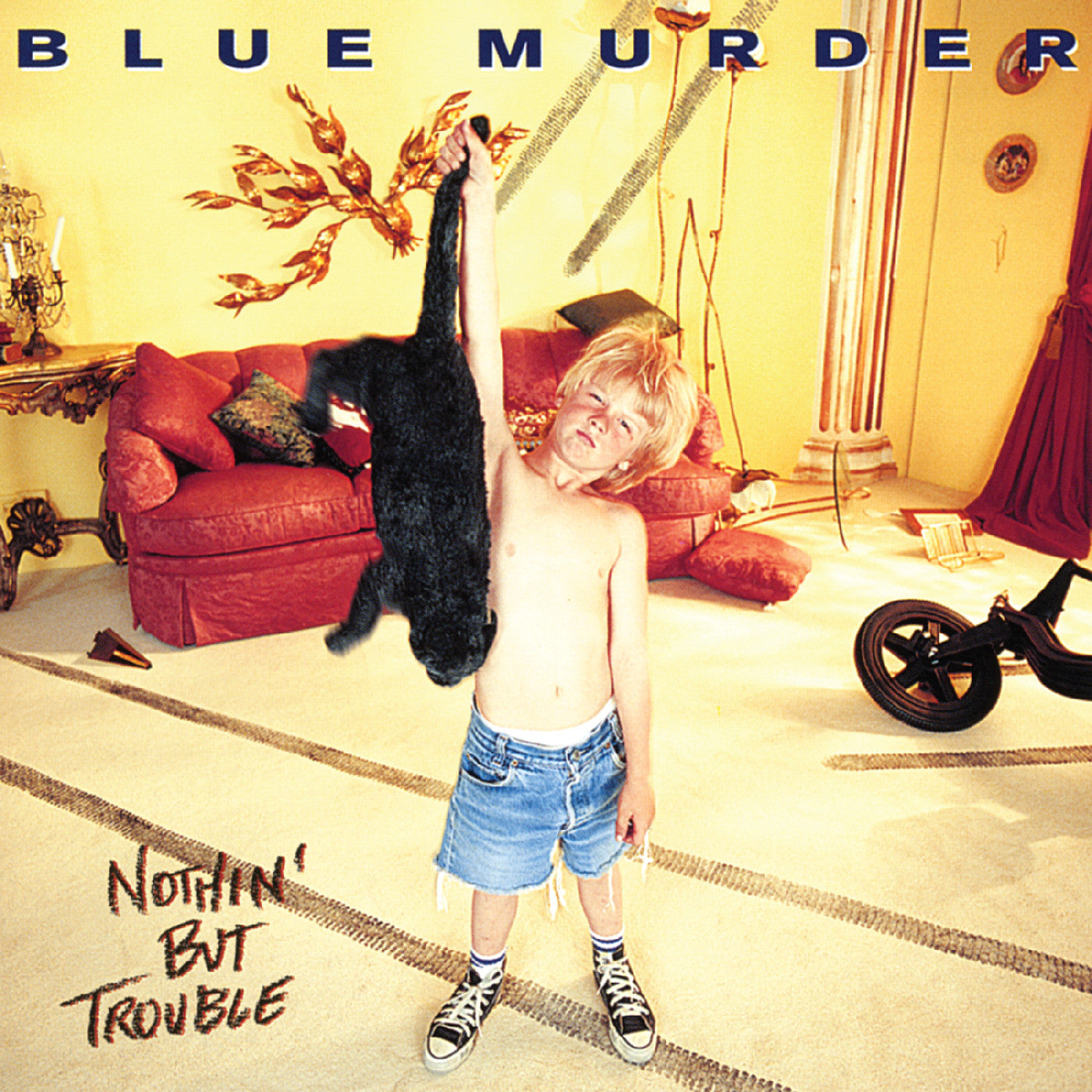 Nothin' But Trouble (Remastered) (Blue W/ Black Cat Swirl 2xVINYL) Vinyl Record