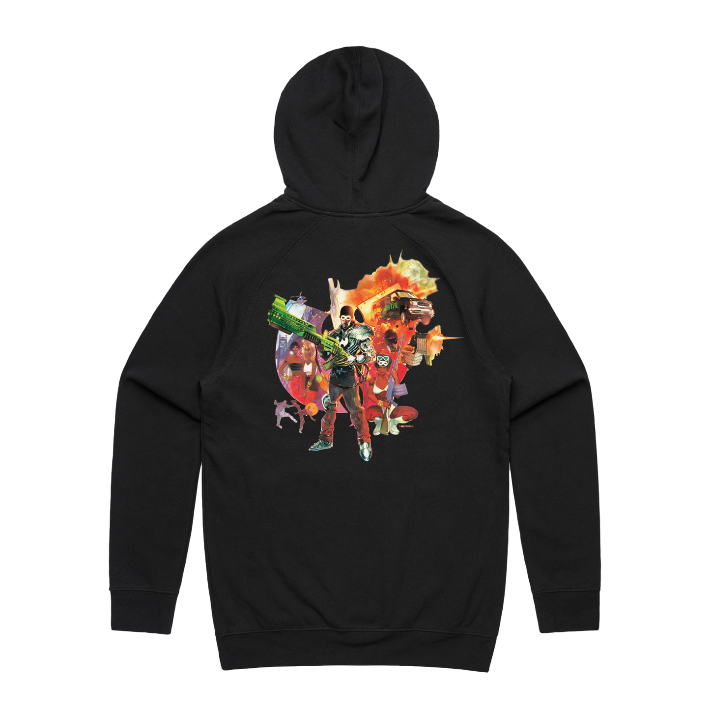 Wu-Tang Clan Officially Licensed Bobby Digital in Stereo Hoodie Black
