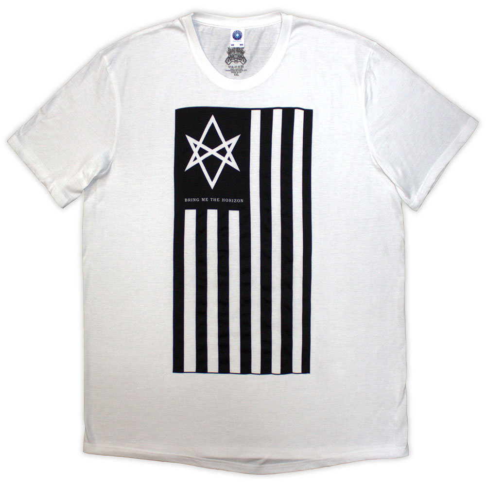 Bring Me The Horizon Antivist Mens T Shirt White Officially Licensed