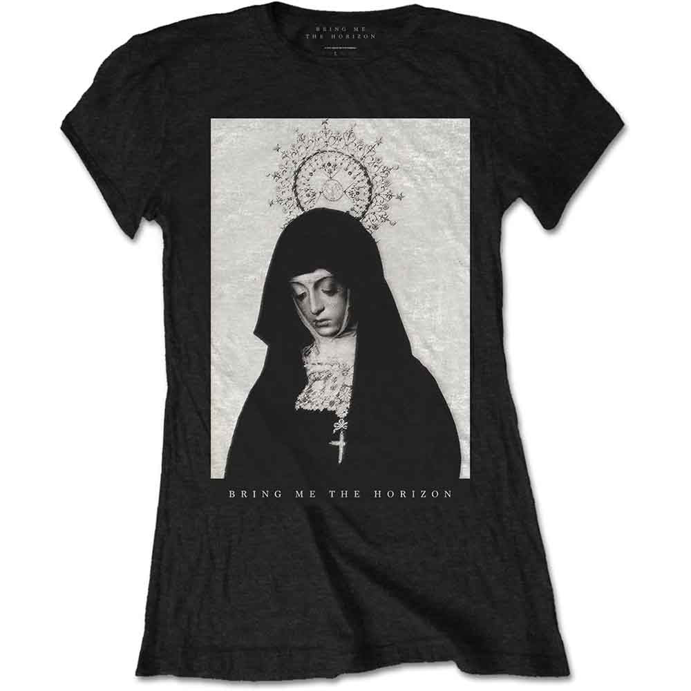 Bring Me The Horizon Nun Womens T Shirt Officially Licensed