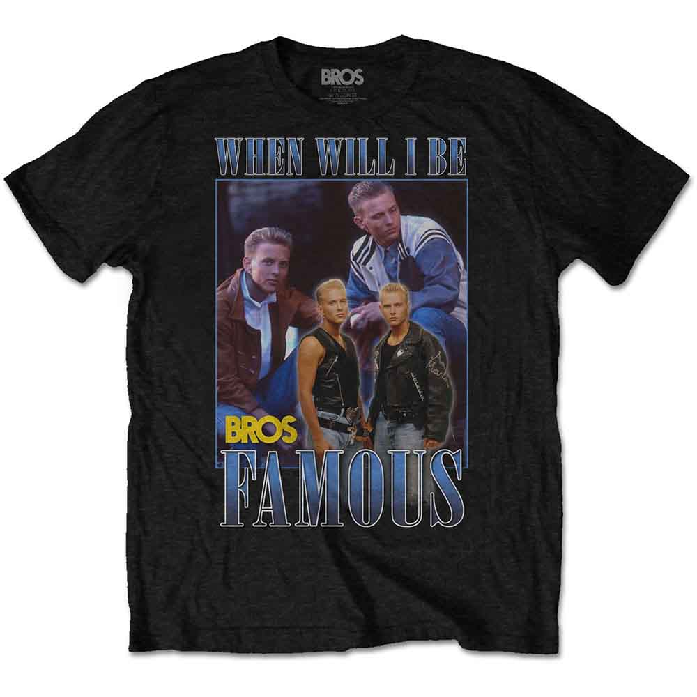 Bros Famous Homage Mens T Shirt Officially Licensed