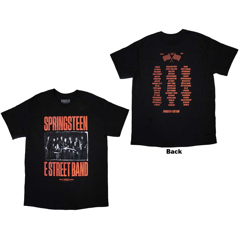 Bruce Springsteen Tour '23 Band Photo Mens T Shirt Officially Licensed
