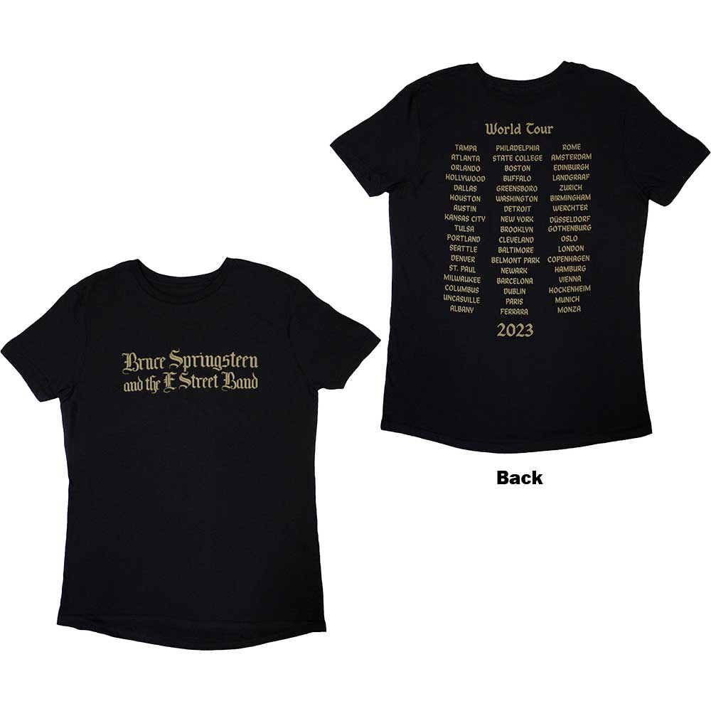 Bruce Springsteen Tour '23 Religious Womens T Shirt Officially Licensed