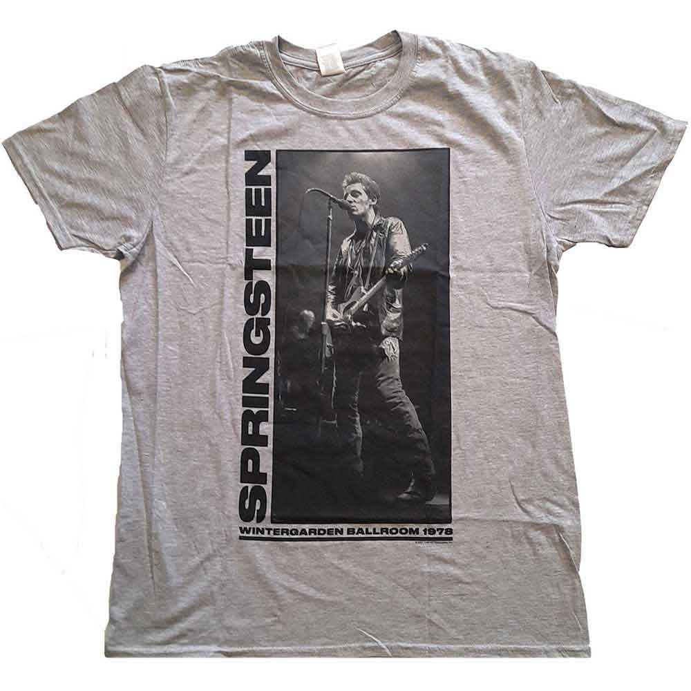 Bruce Springsteen Wintergarden Photo Mens T Shirt Officially Licensed