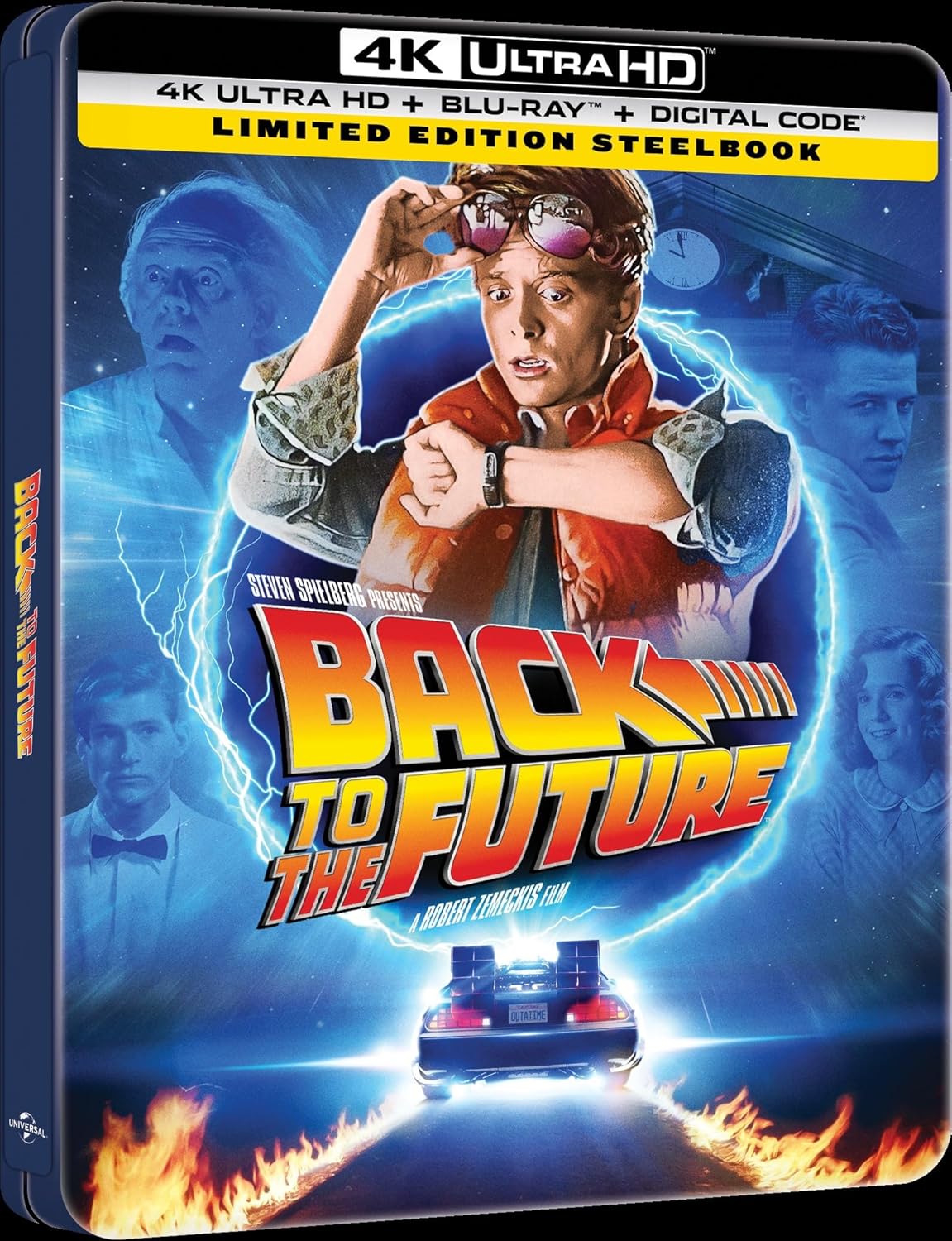 Back to the Future - Limited Edition 40th Anniversary Steelbook (4K Ultra HD + Blu-ray + Digital)