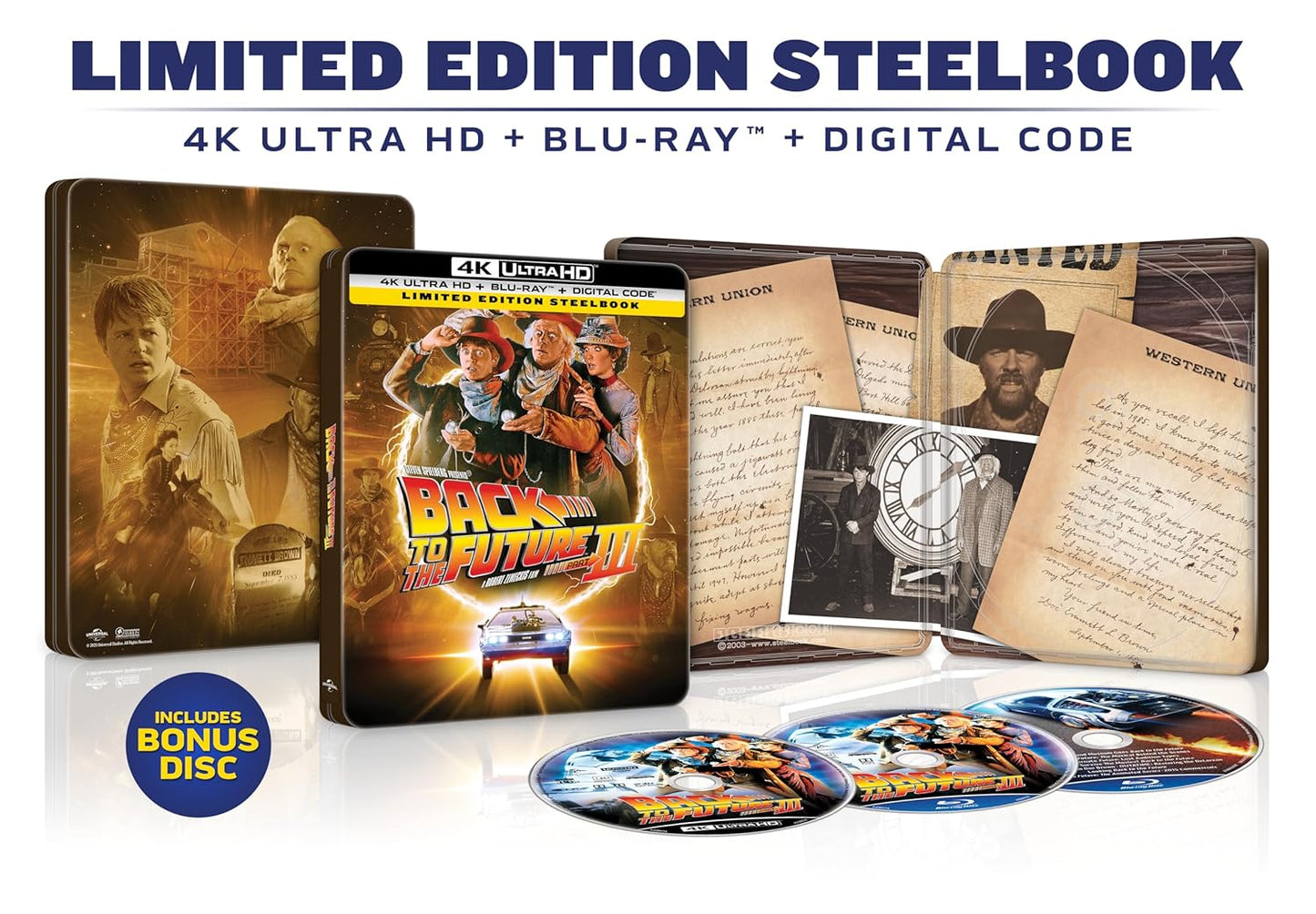 Back to the Future - Limited Edition 40th Anniversary Complete Steelbook Collection (4K Ultra HD + Blu-ray + Digital)